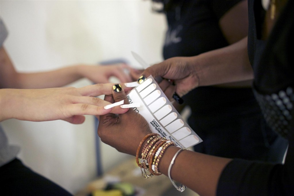 9.7.2011 Odilon SS2012 NYFW Minx nails photo by Ryan Koopmans 1 (Large)