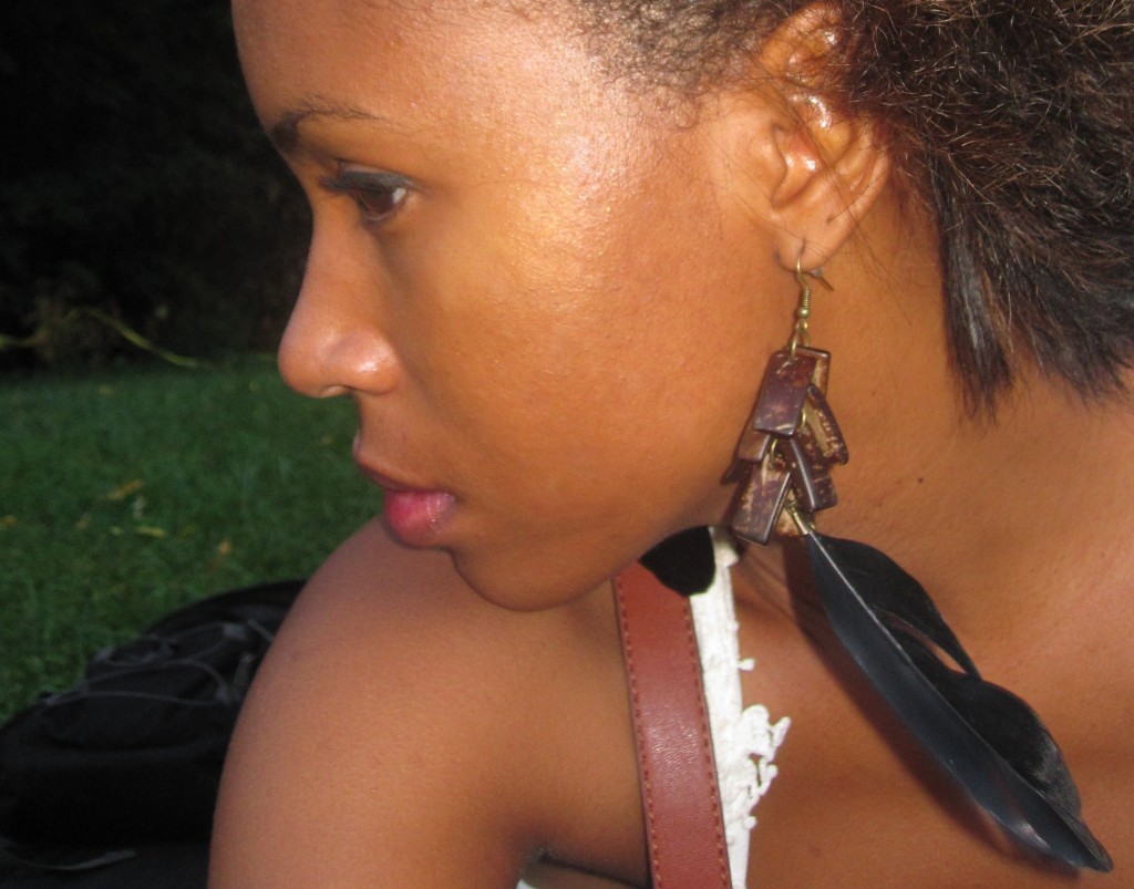 feather earrings