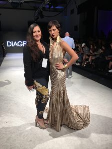 Gown by: Lesley Hampton Model: Siena Hutton