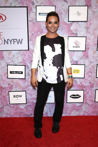 NEW YORK, NY - SEPTEMBER 13: Designer Michael Kuluva attends as Kia STYLE360 hosts Tumbler and Tipsy by Michael Kuluva Fashion Show at Metropolitan West on September 13, 2016 in New York City. (Photo by Thomas Concordia/WireImage Style360)