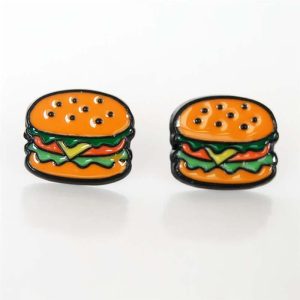 Hamburger Earrings