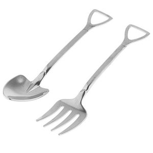 Pitchfork and Shovel Utensils Set
